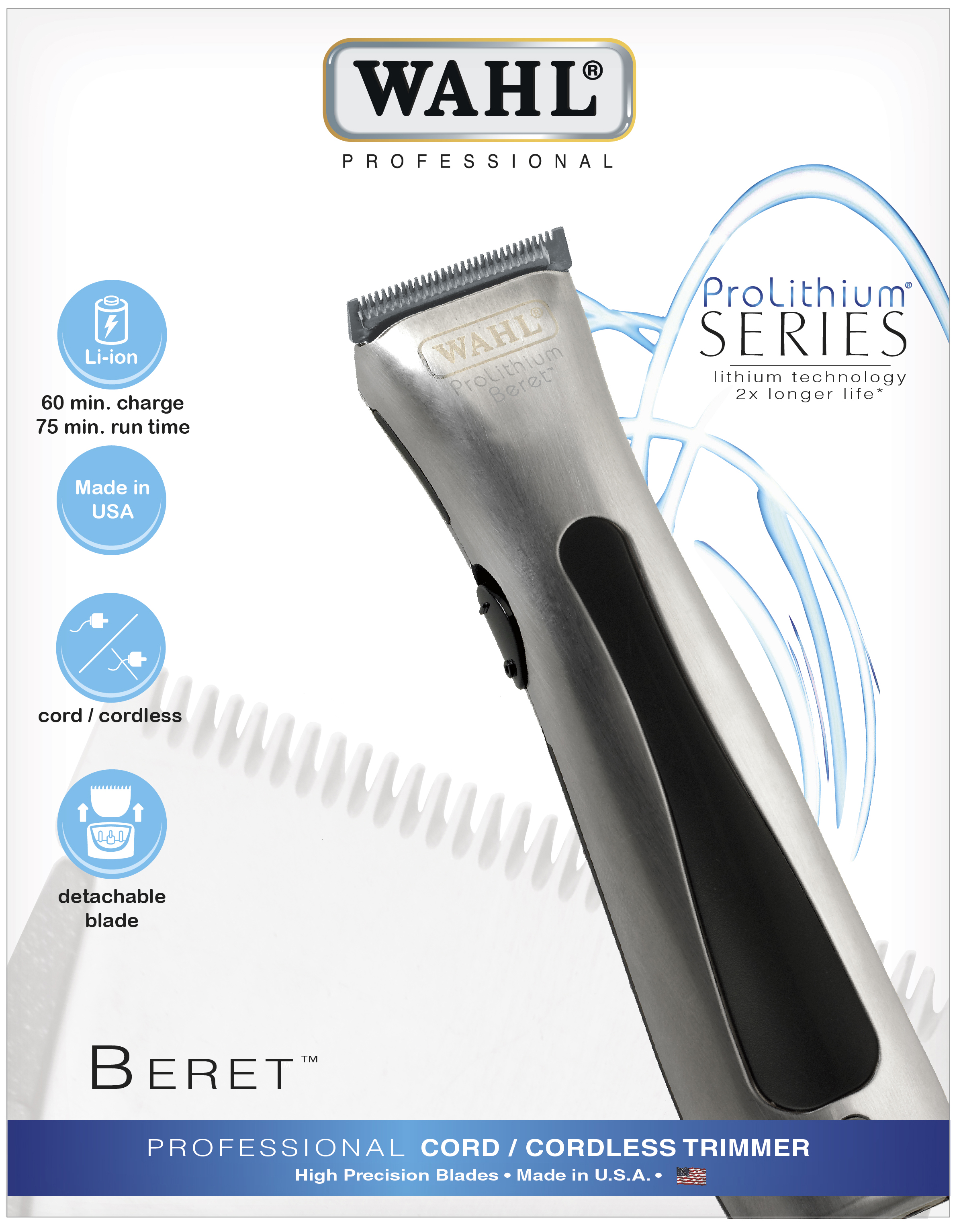 Wahl pro lithium 2025 series beret trimmer